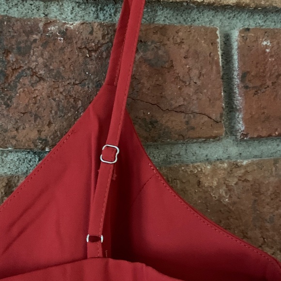 Lulus Reinette Elegant Red Women's Tulip Hem Midi Formal Dress - Picture 10 of 11